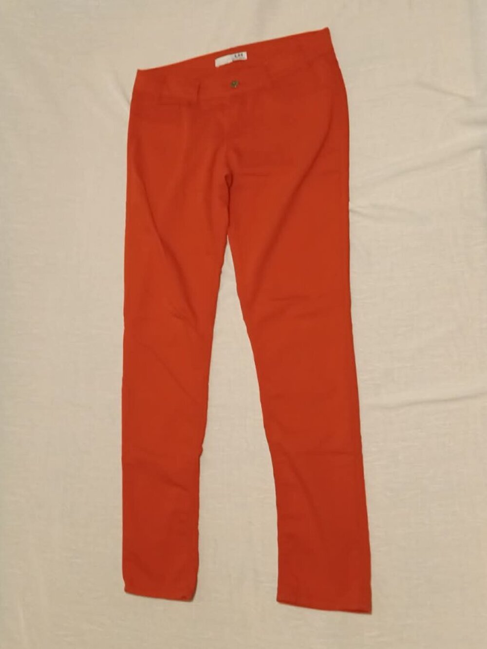 The perfect vintage red jeans-like pants by La Halle size 38